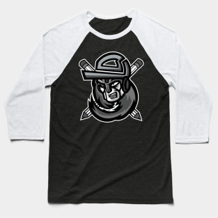 Silver & Black Robot Baseball T-Shirt